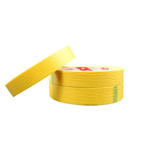 3m存储包装物料搬运清洁黄色20mm*50m 3m 美纹纸遮蔽胶带无痕耐高温